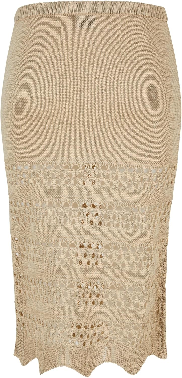 Thumbnail 4 de Urban Classics Damen 3/4 Crochet Knit Rock
