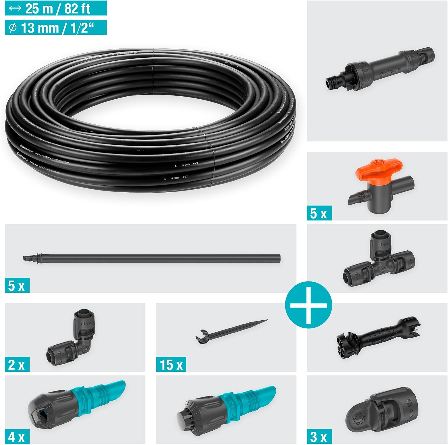 Thumbnail 4 de Gardena 13450-20 kit micro-irrigation goutte à goutte 60 m²