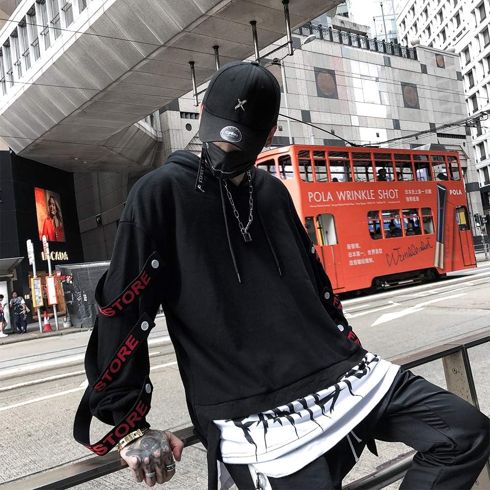 Detalle de Hello MrLin Herren Kapuzenpullover Hoodie
