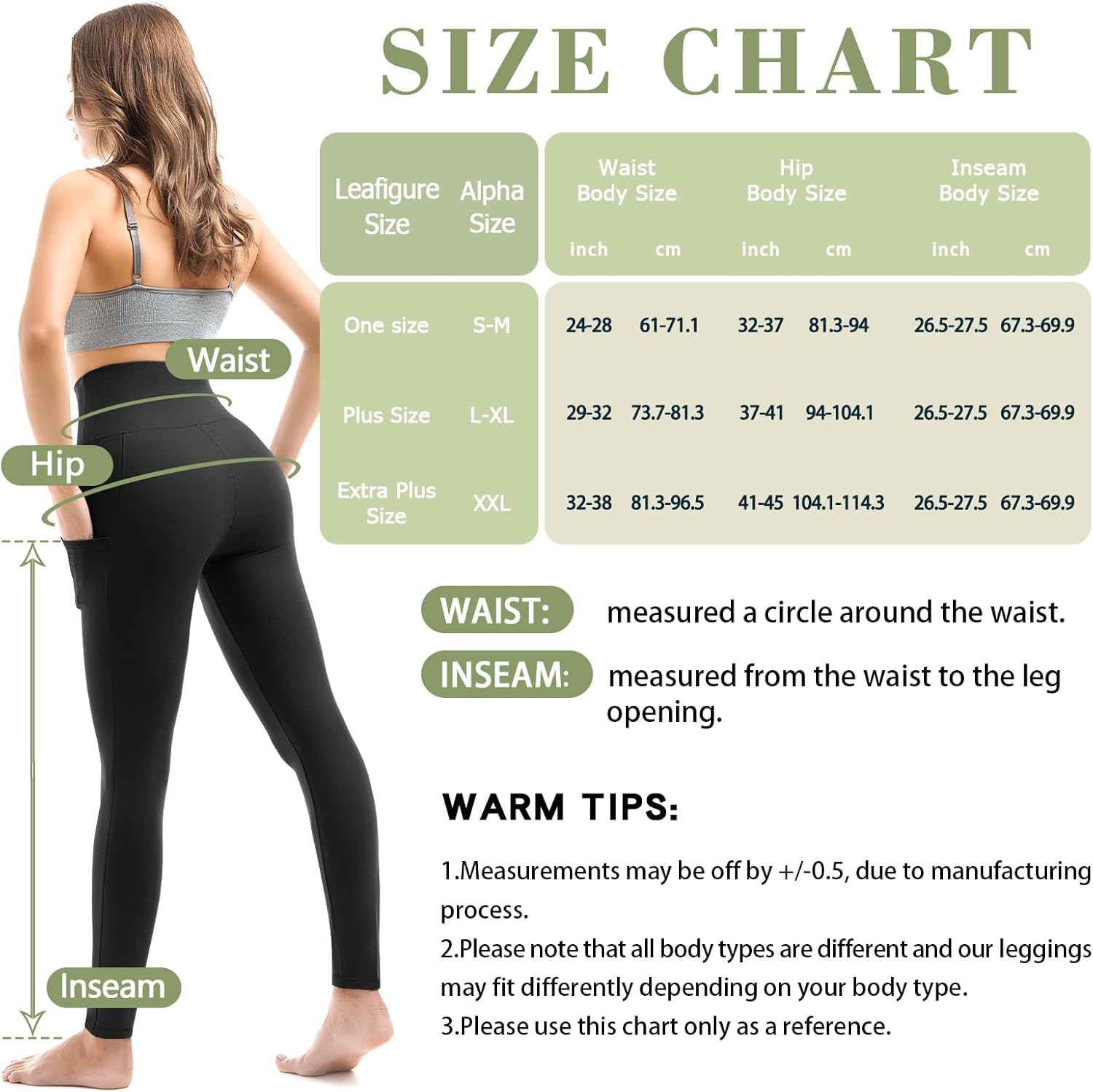 Thumbnail 5 de Sanpetix Sport Leggings Damen High Waist 2er Pack Schwarz/Grau – Mit Taschen, Vier-Wege-Stretch