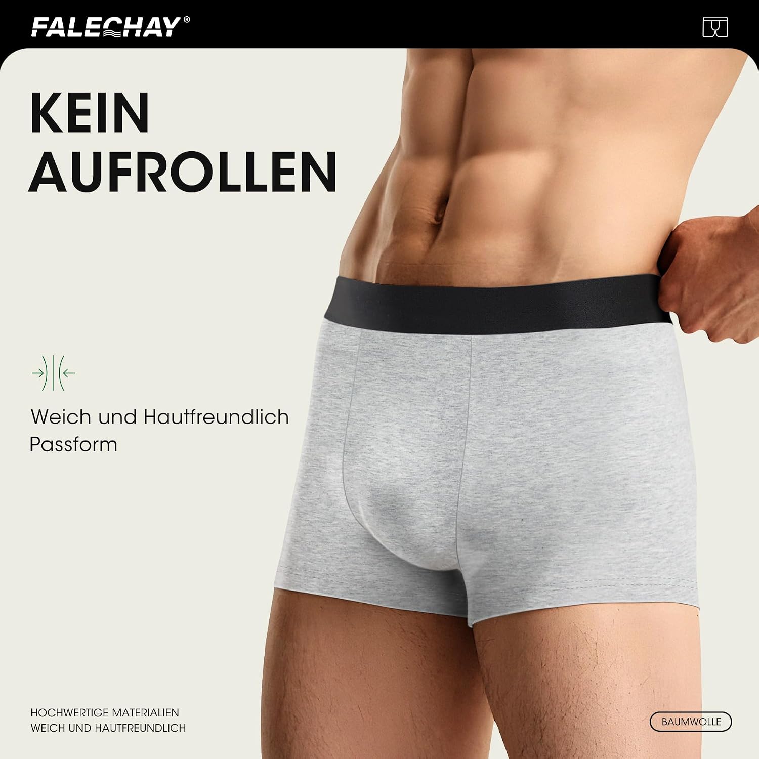 Thumbnail 4 de Falechay Boxershorts Herren 6er Pack Größe S–3XL
