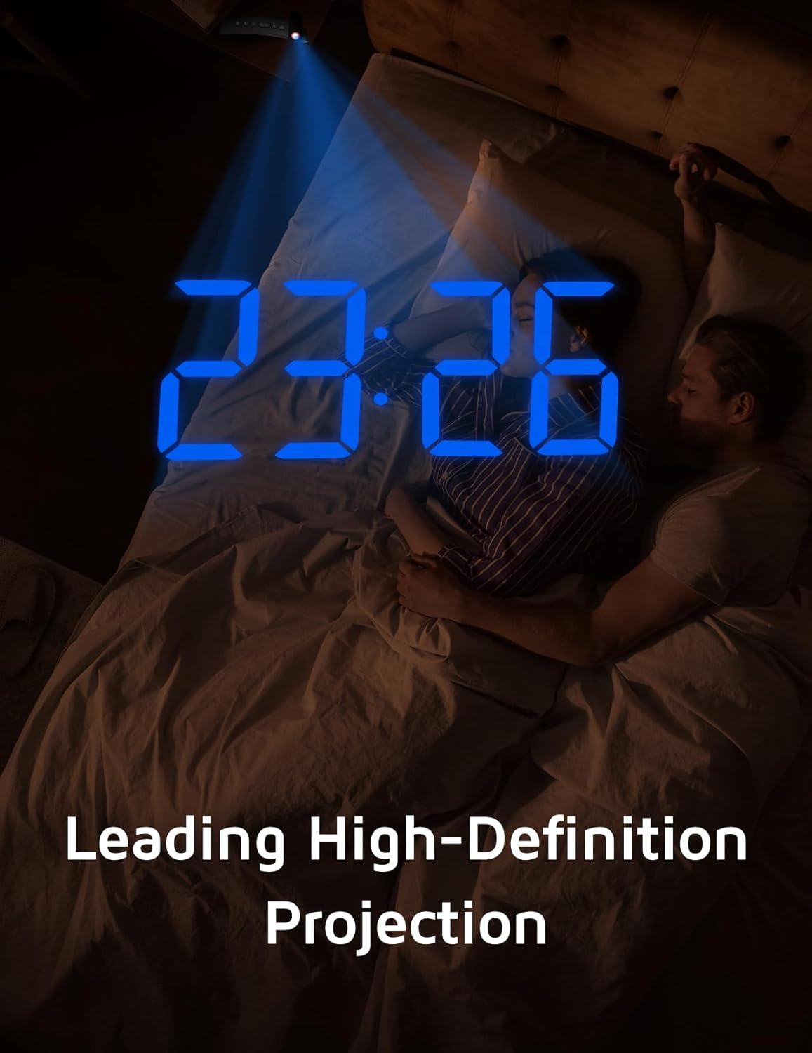 Thumbnail 1 de GOLOZA Projection Alarm Clock 180° projector
