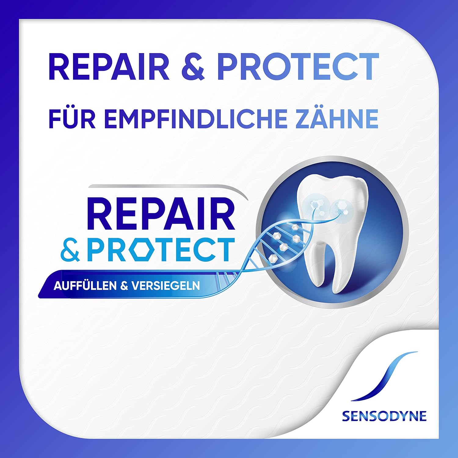 Detalle 2 de Sensodyne Repair & Protect Zahnpasta 3x75 ml đȘ„