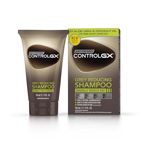 Detalle de Just For Men Control GX Grey Reducing Shampoo: A practical strand-by-strand colour refresh