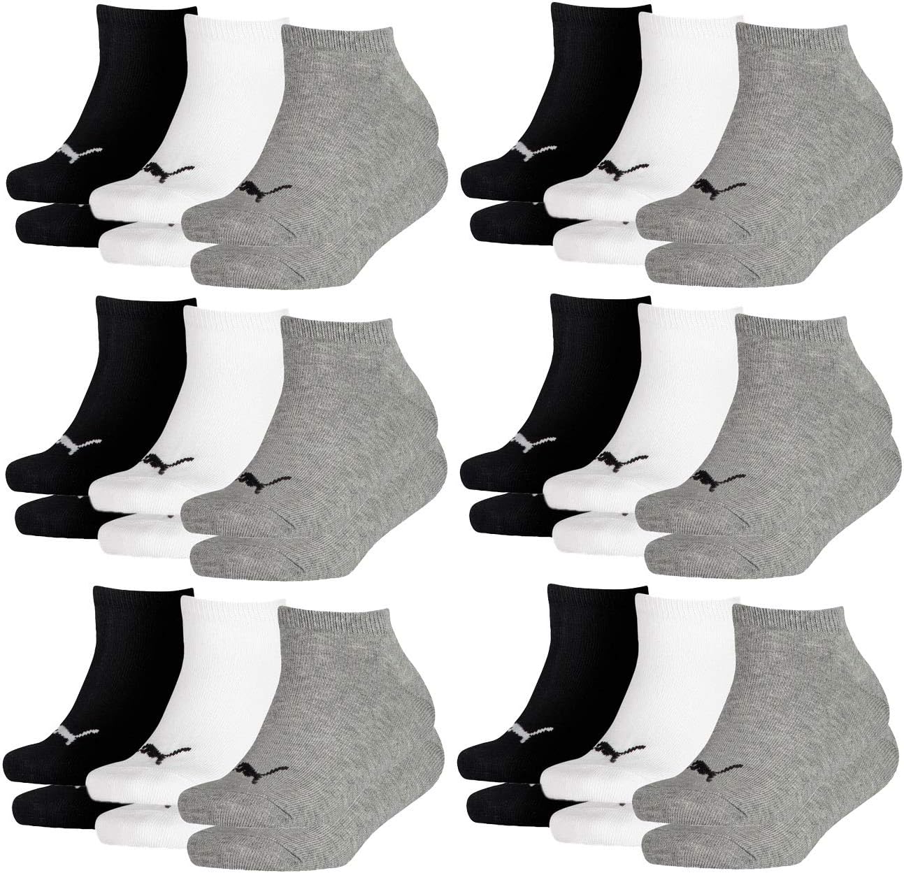 Detalle de PUMA chaussettes de sport (lot de 3) unisexe enfants et adolescents