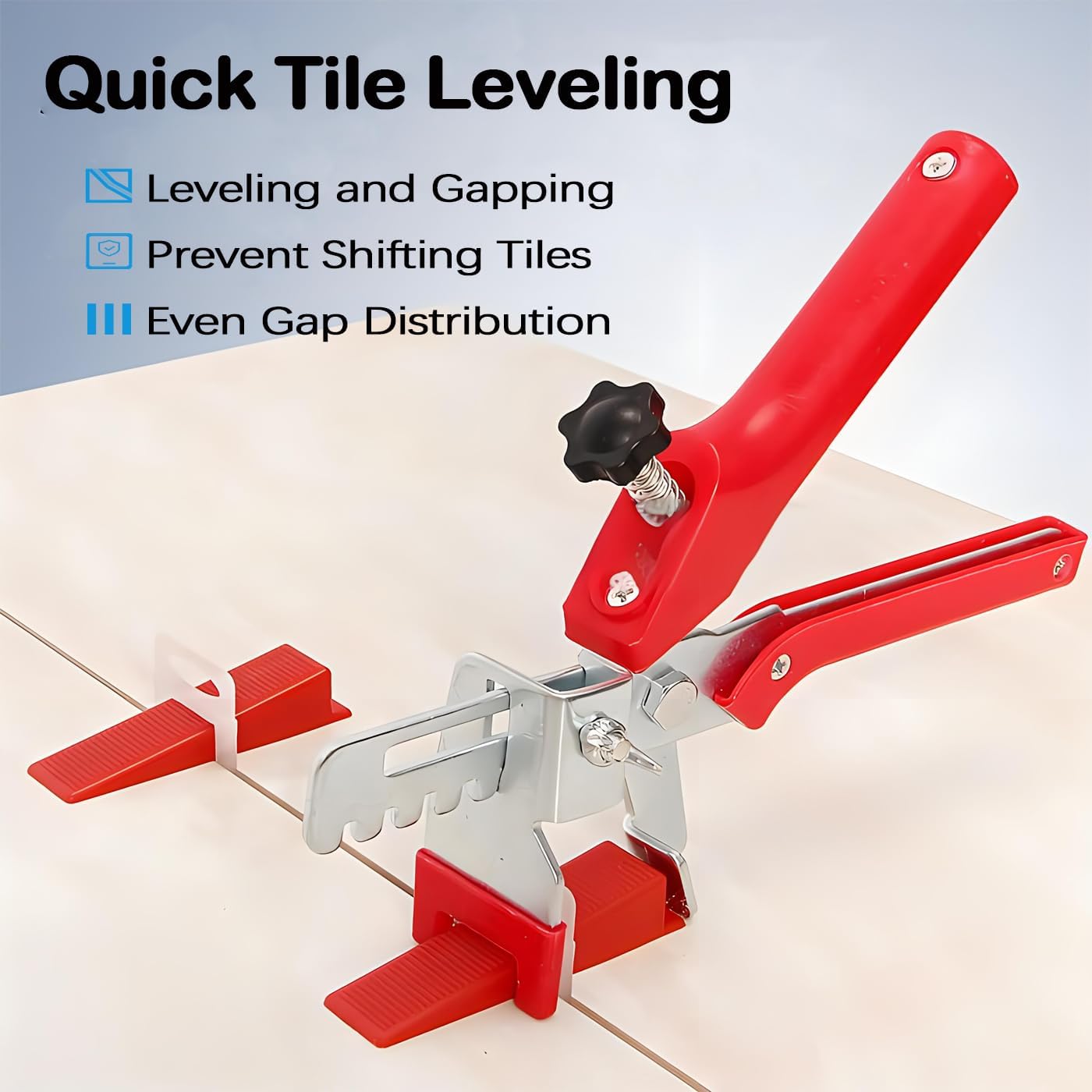 Thumbnail 2 de Tile Leveling System 2mm 200pcs QTACIE for Ceramic & Stone Installation (2mm tile spacers and clips)