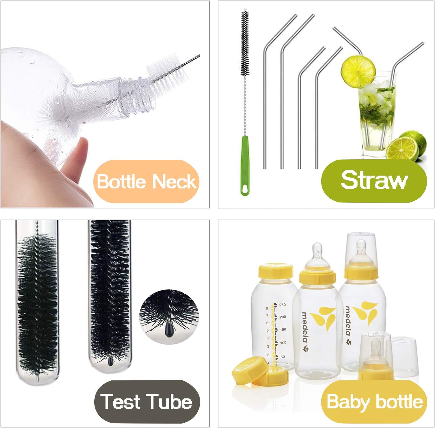 Detalle de Long Bottle Brush 17 in bendable cleaner