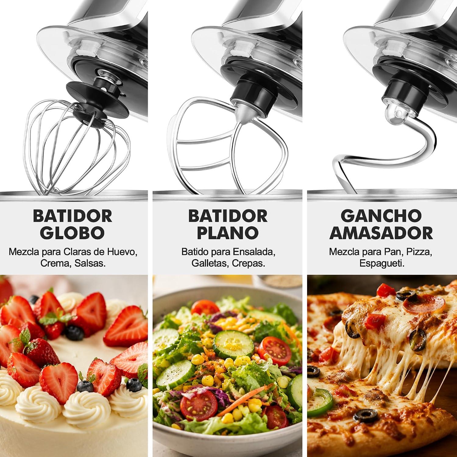 Detalle 2 de Kitchen in the box Stand Mixer 3.2Qt