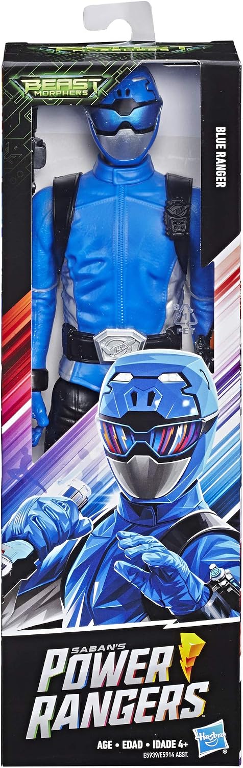 Detalle 2 de Hasbro Power Rangers Beast Morphers E5939AC2 Blue Ranger Figure, 12-inch