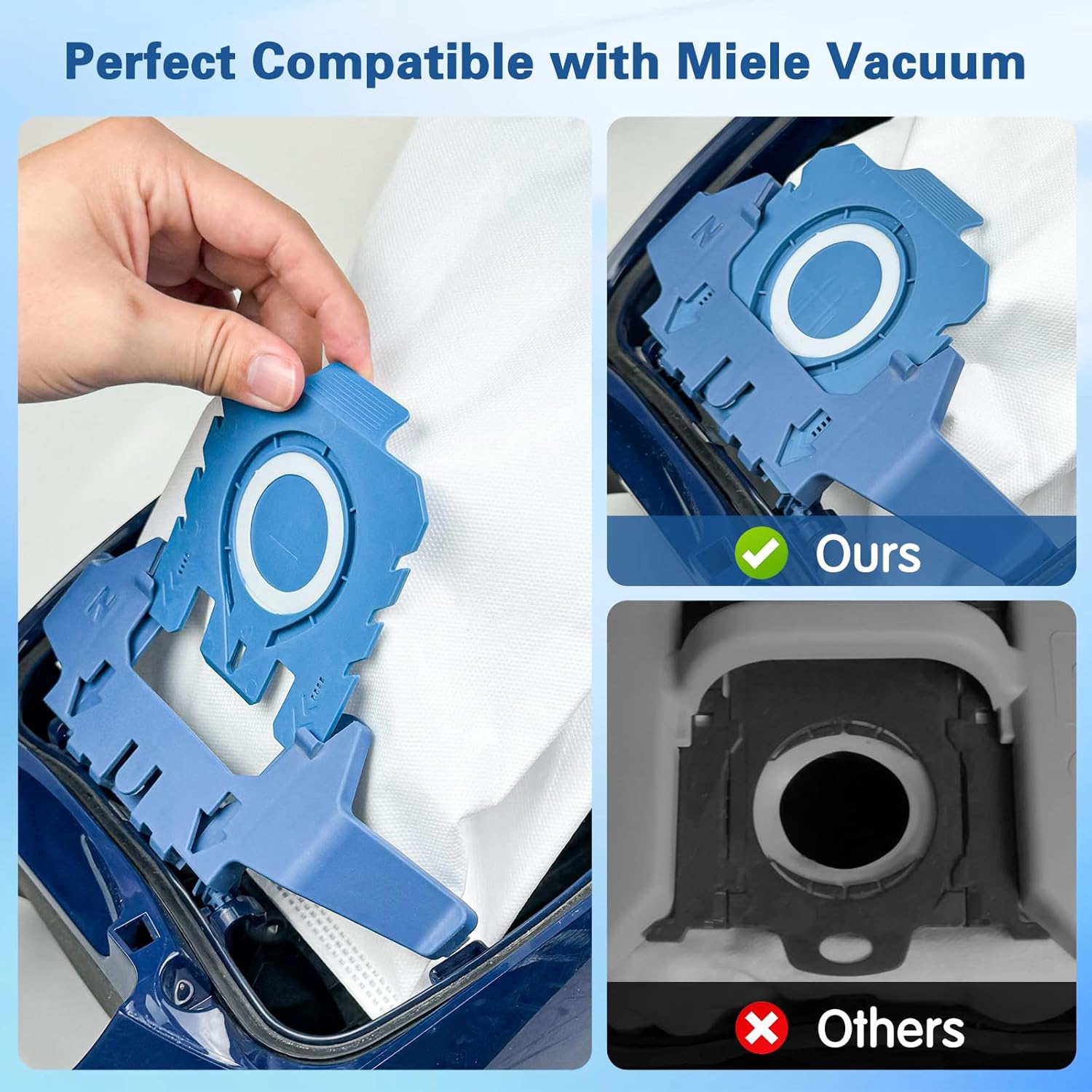 Detalle 2 de 12 Pack GN 3D Efficiency Dust Bags 9917730