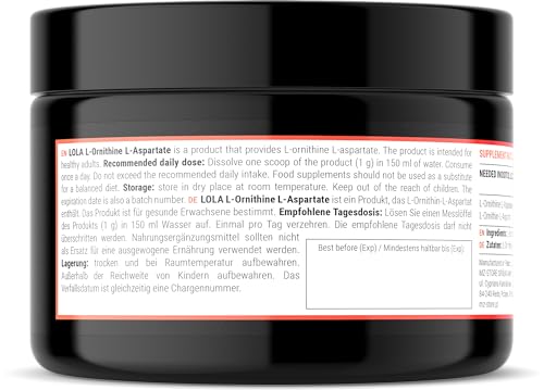 Thumbnail 1 de LOLА (L-Ornitina-L-Aspartato) in polvere 80 g di MZ Meet the zone – Integratore di aminoacidi per il metabolismo