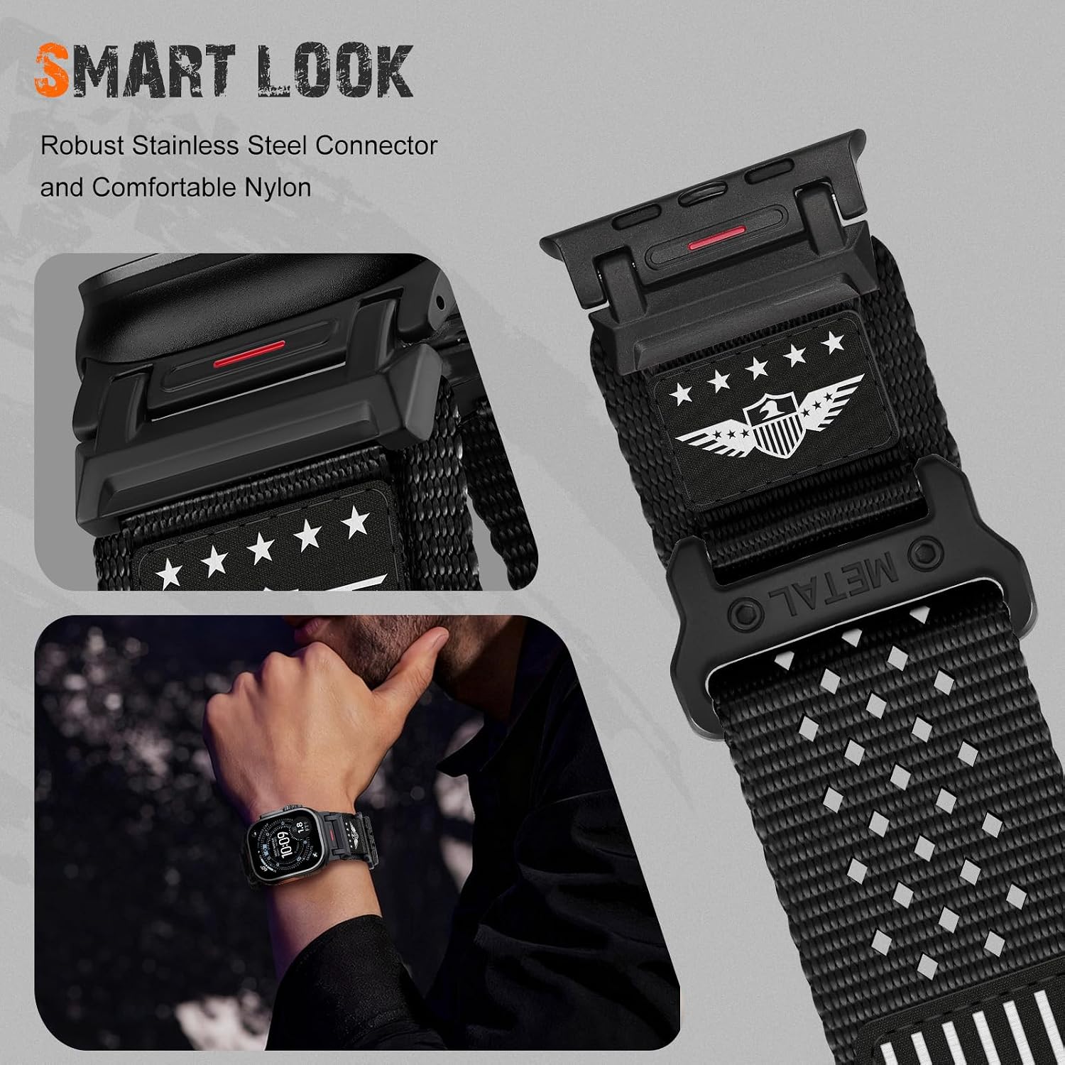 Thumbnail 2 de Rugged Nylon Band for Apple Watch Ultra
