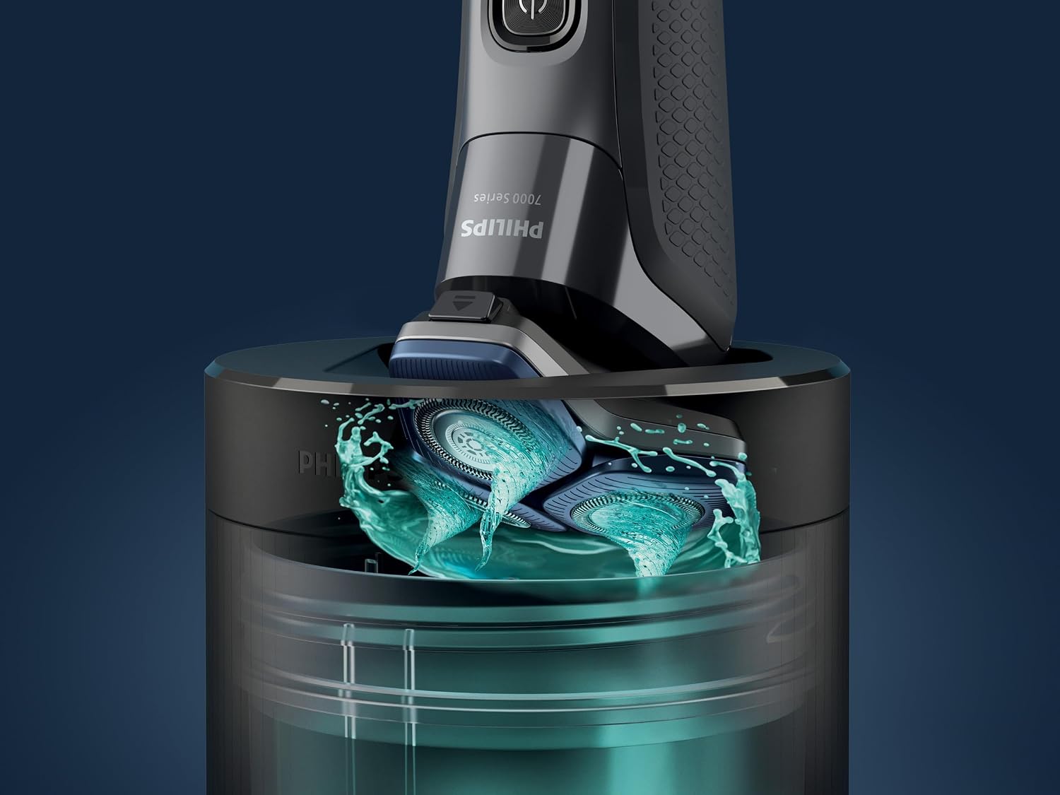 Detalle 2 de Philips Quick Clean Pod QCP10/01 cleaning cartridge for Men’s Electric Shavers (Series 5000/7000/8000/9000)