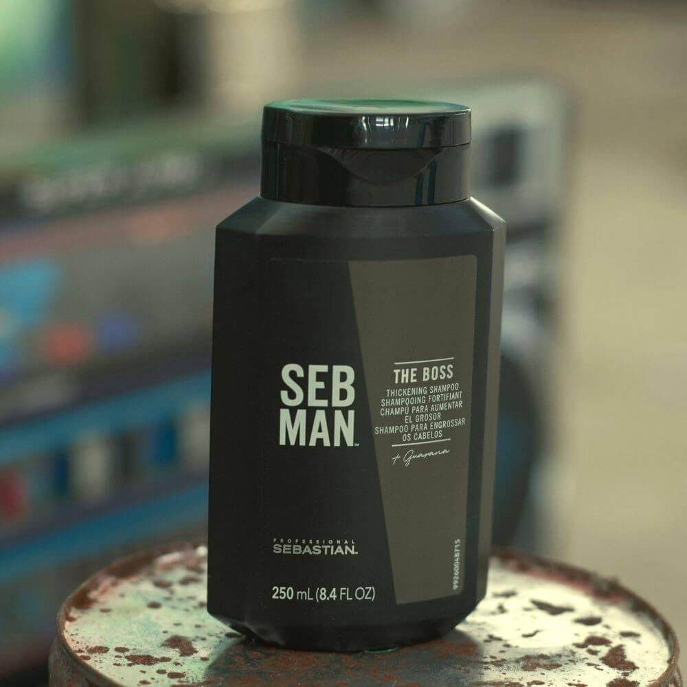 Detalle 1 de Seb Man The Boss Thickening Shampoo 1000 ml: analisi pratica per chi vuole capelli più pieni