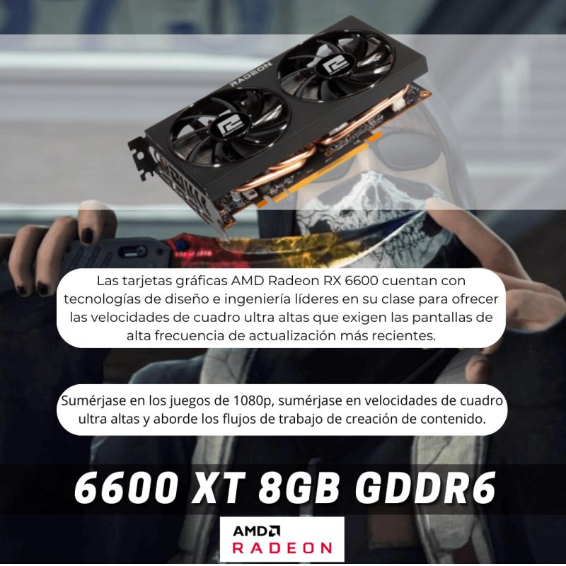 Thumbnail 1 de PC Racing Pack AMD Ryzen 5 5600G con Monitor 24" + Accesorios