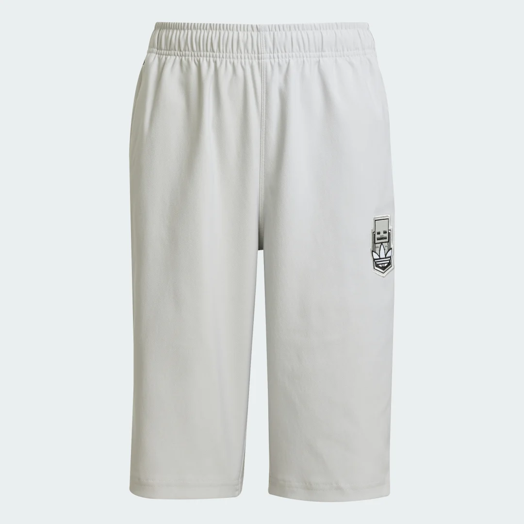 Thumbnail 3 de Pantalón corto adidas x Minecraft (Adolescentes) en gris: comodidad y estilo para jugar y salir