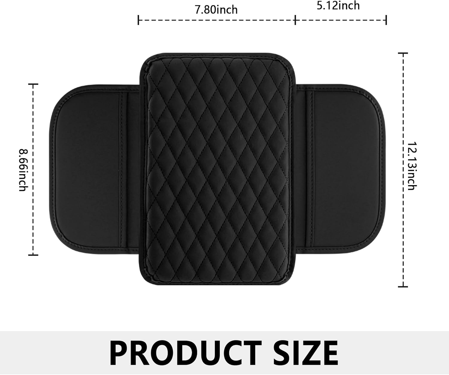 Thumbnail 1 de Upgraded Car Center Console Cover microfiber armrest with 2 pockets