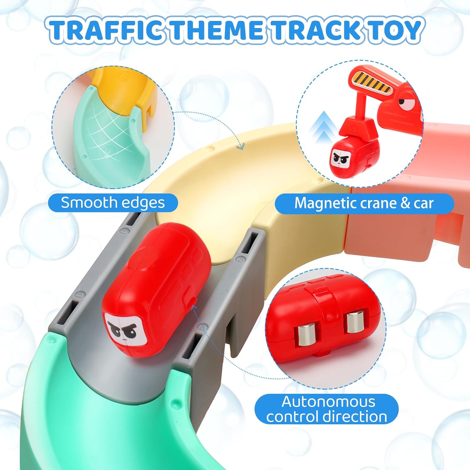 Thumbnail 3 de JoiTale Bath Toys 47-Piece DIY Track
