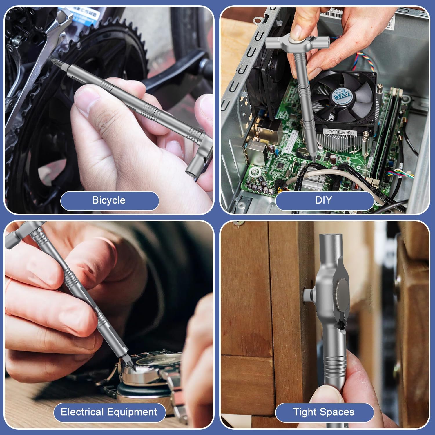 Thumbnail 3 de 24 in 1 Magnetic Screwdriver Set with Detachable Ratchet Handle