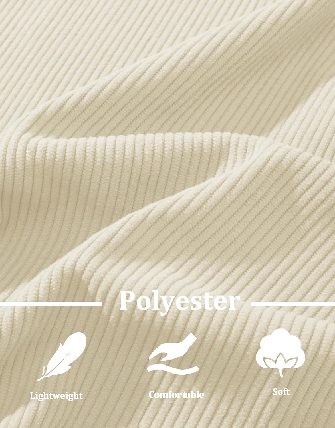 Detalle 2 de EKLENTSON corduroy shacket jacket