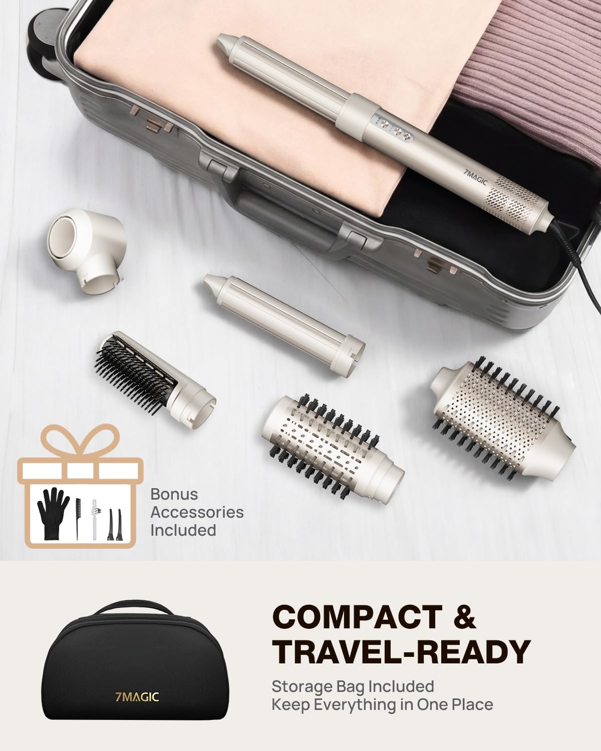 Thumbnail 6 de 7MAGIC 6-in-1 Hair Styler Brush 110,000 RPM 💇♀