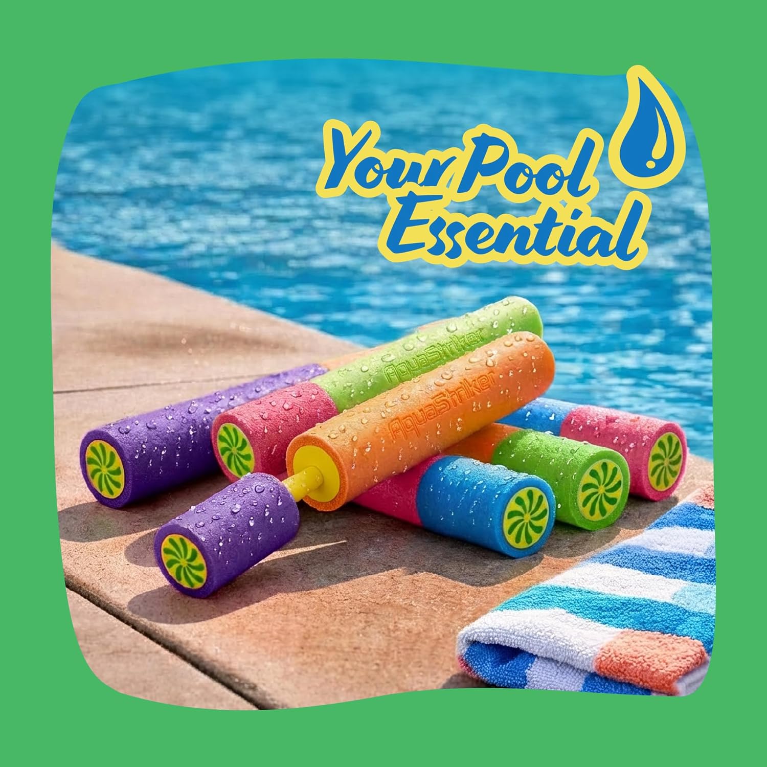 Thumbnail 2 de ArtCreativity Water Guns for Kids (6-Pack) – 13-inch Foam Water Squirter for Pool & Beach Battles