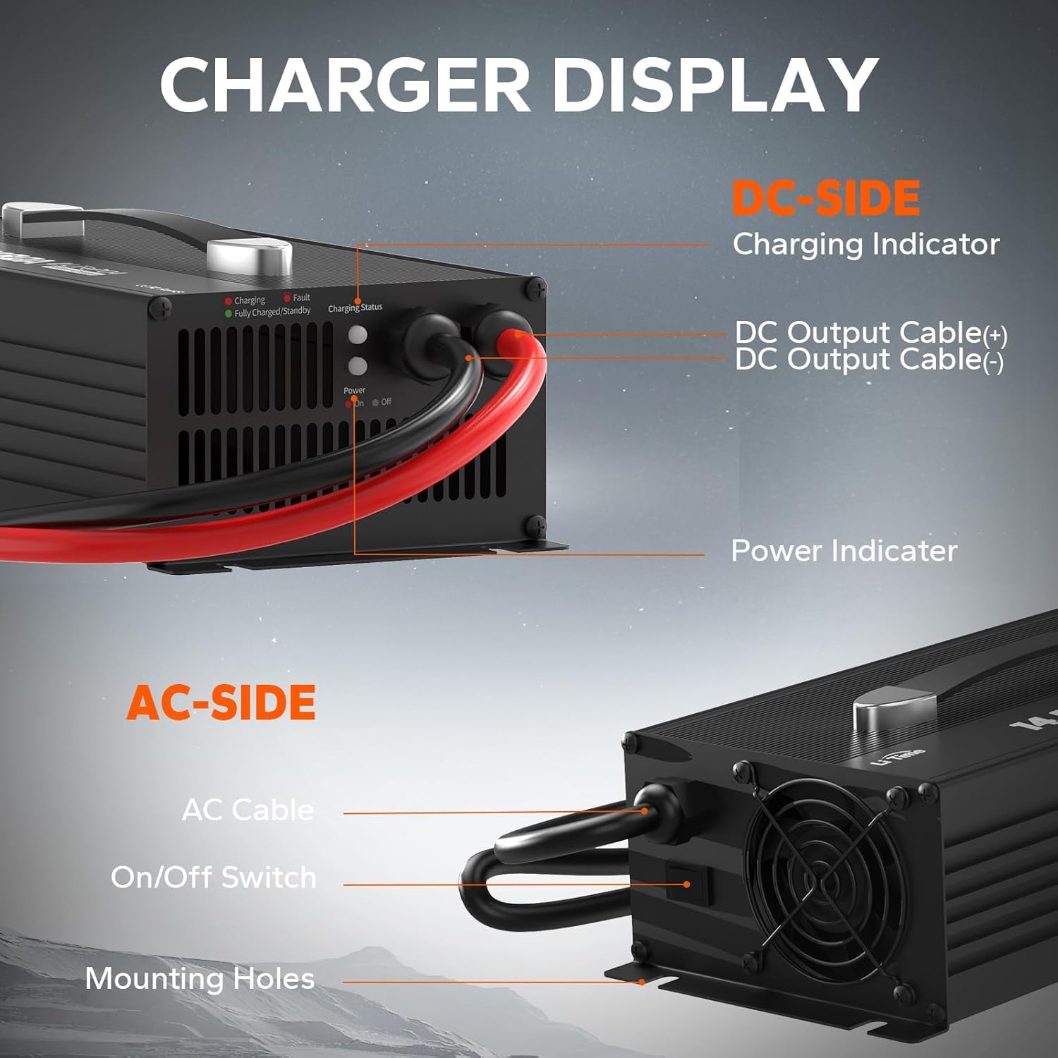 Thumbnail 4 de LiTime LiFePO4 battery charger, 80A