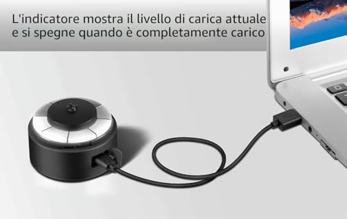 Detalle de VOLTRX Shaker USB ricaricabile VortexBoost: shaker elettrico in Tritan da 700 ml, IPX5, senza BPA