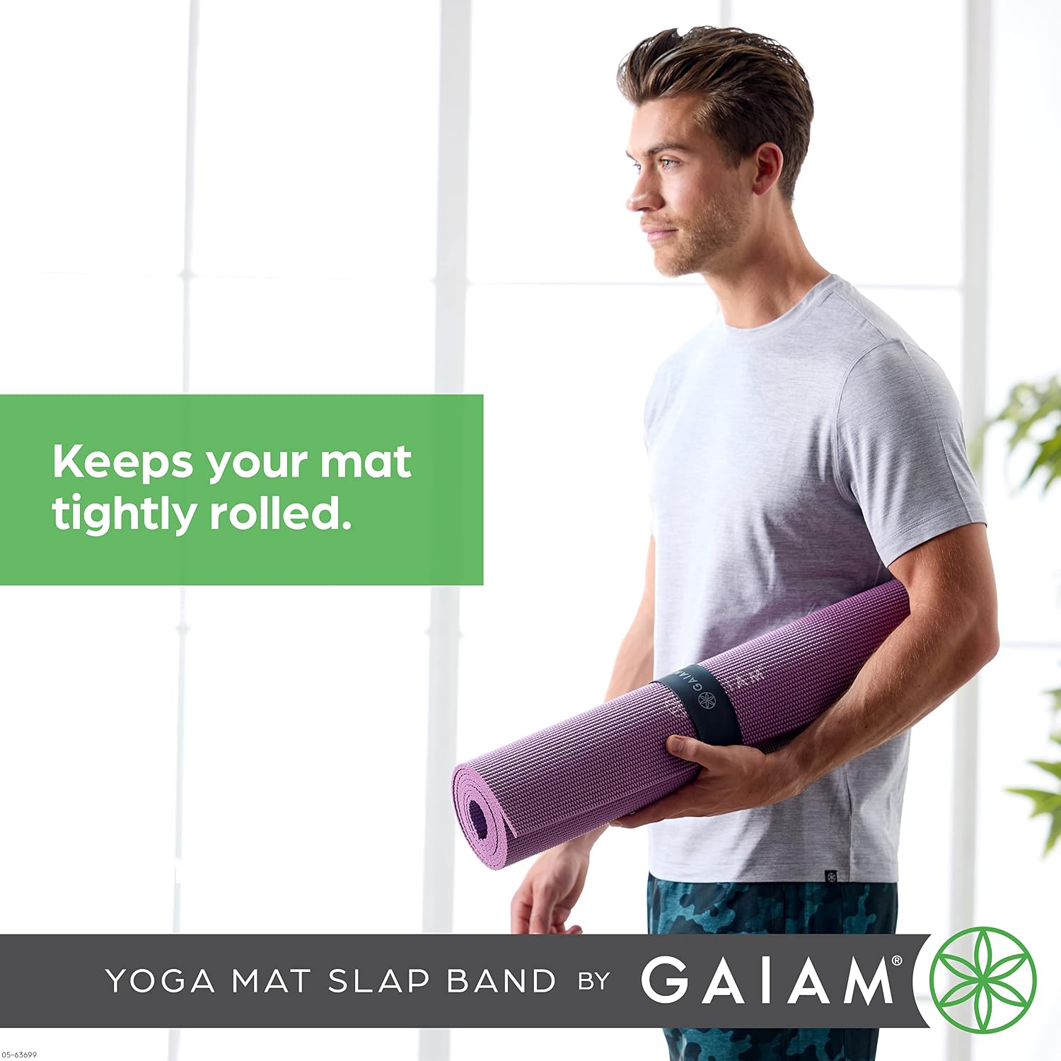 Thumbnail 6 de Gaiam Yoga Mat Strap Slap Band for Secure Travel