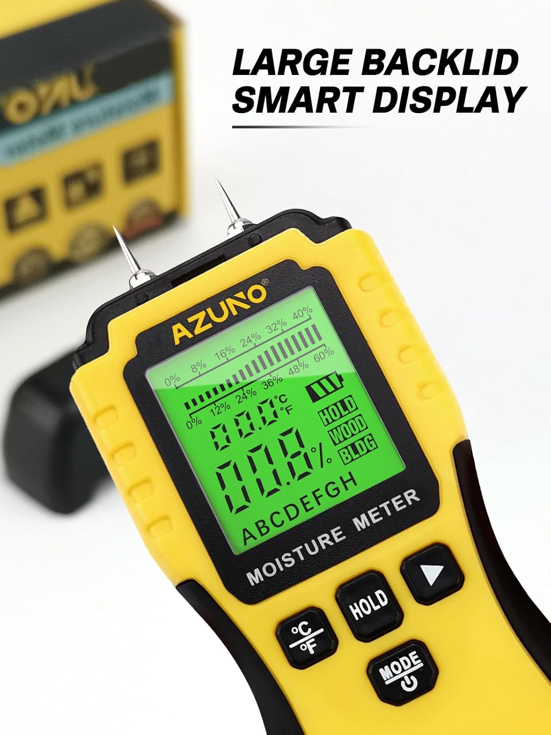 Thumbnail 6 de Moisture Dampness Meter 8-mode pin-type