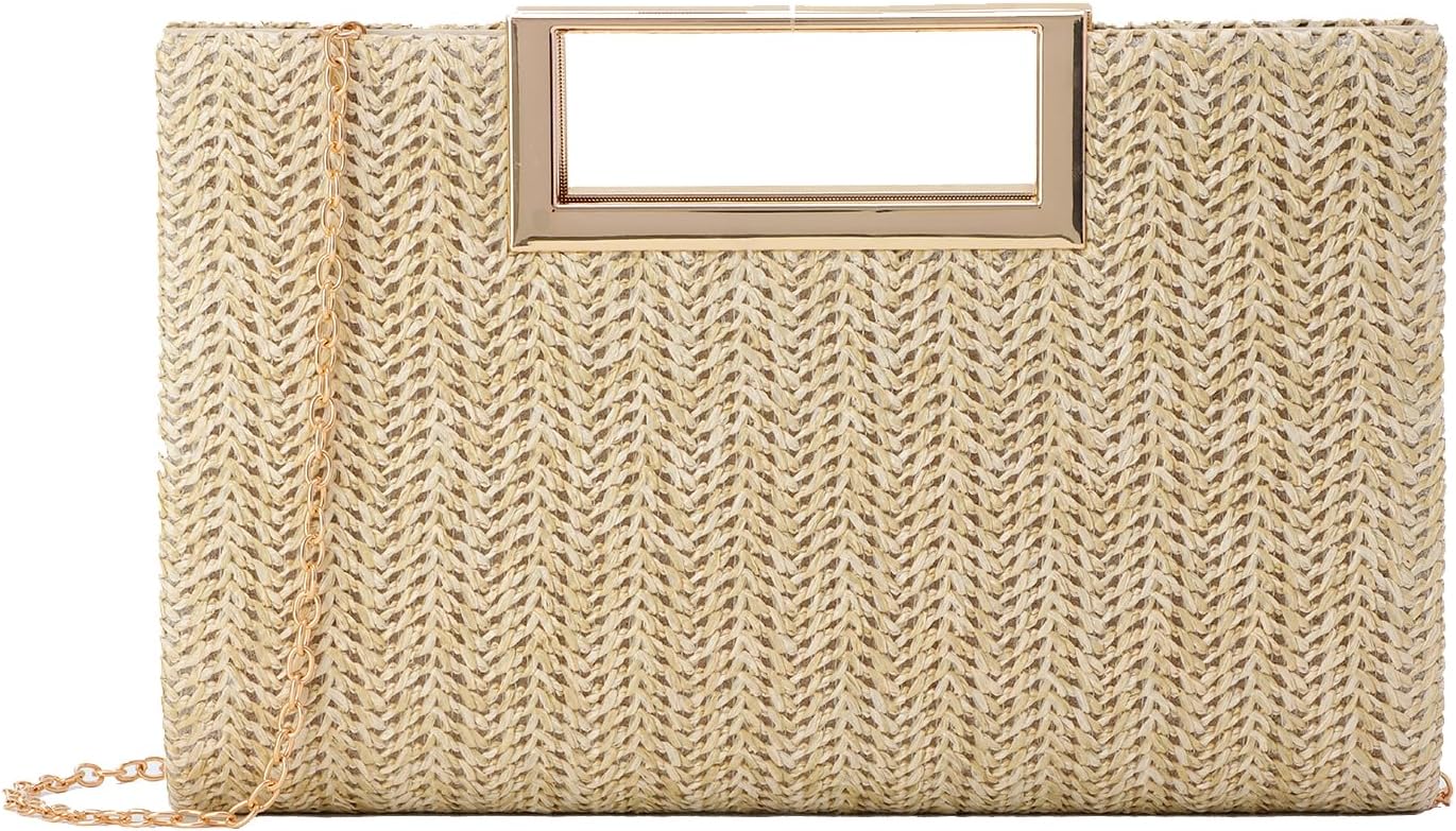 Detalle de GOKTOW Straw Woven Handbag
