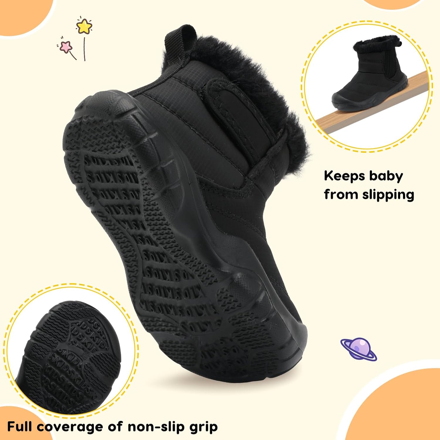 Detalle 2 de Scurtain Toddler Snow Boots, Slip-On