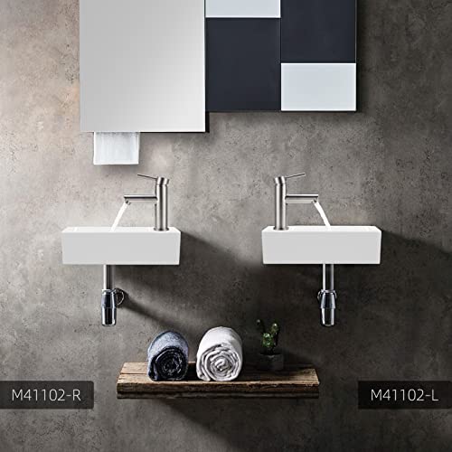 Thumbnail 4 de Ibergrif M41102-R Lavabo cerámica derecha 376×188×93 mm 🚽