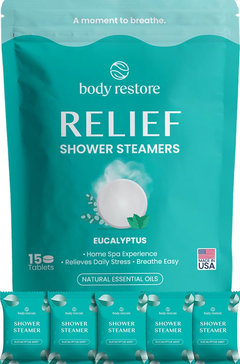 Detalle de BodyRestore 15 Shower Steamers