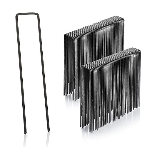 Imagen de GardenMate Lot de 100 piquets de fixation en acier, 150 mm x 25 mm, Ø 2,9 mm en OfertitasTOP
