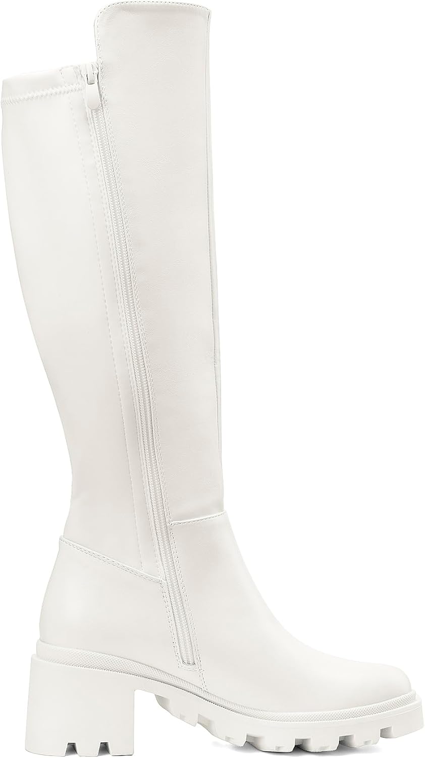 Detalle de DREAM PAIRS Women's Platform Knee-High Boots