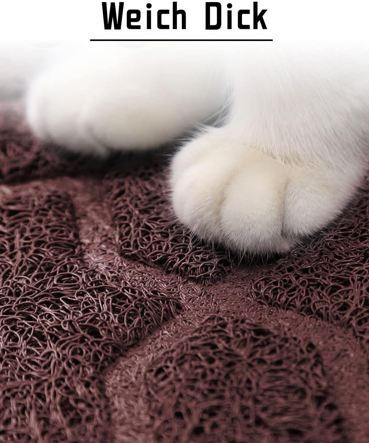 Detalle 2 de Yimobra Katzenstreu Matte 90×60 cm, wasserdicht 🐾