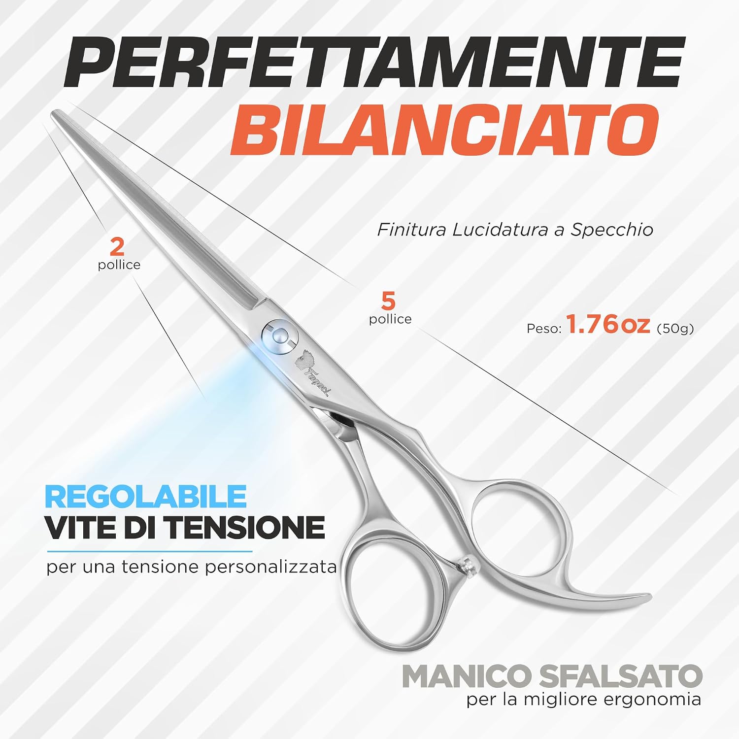 Thumbnail 5 de Fagaci Forbici Parrucchiere Professionali con Lame Affilate 440C – Taglio preciso e durevole