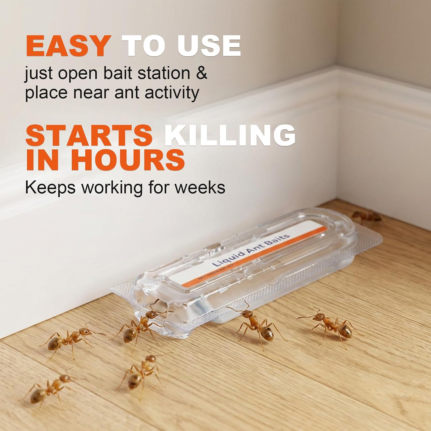 Thumbnail 2 de Ant Killer Bait Stations – Pet Safe Indoor Liquid Ant Traps (16 x 10 ml) for Home Use