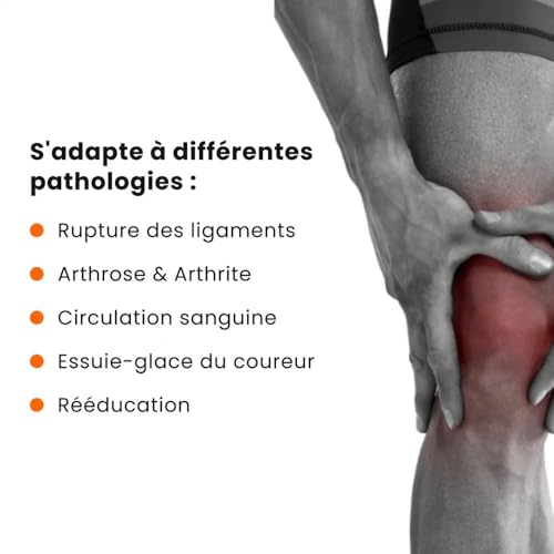 Thumbnail 6 de Flytex Maintiens de Compression V2 — GenouXL: Soulagement et Protection pour Running, Randonnée, Vélo et Fitness