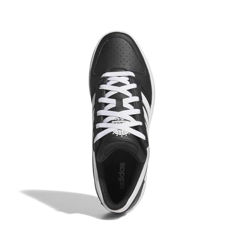 Detalle 2 de adidas Men’s Hoops Classic Shoes in core Black/FTWR White/FTWR White (12 UK) – a practical everyday trainer
