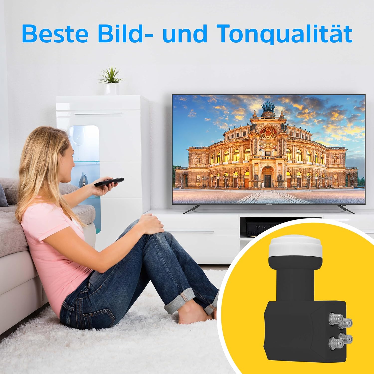 Thumbnail 2 de TechniSat Quattro LNB für Multischalter/Multiswitch – mit LTE-Filter & Wetterschutzkappe