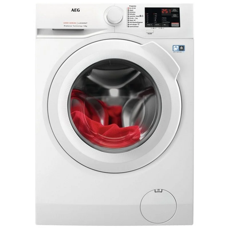 Detalle de AEG LFA6I8472A lavadora 8 kg con 1.400 rpm