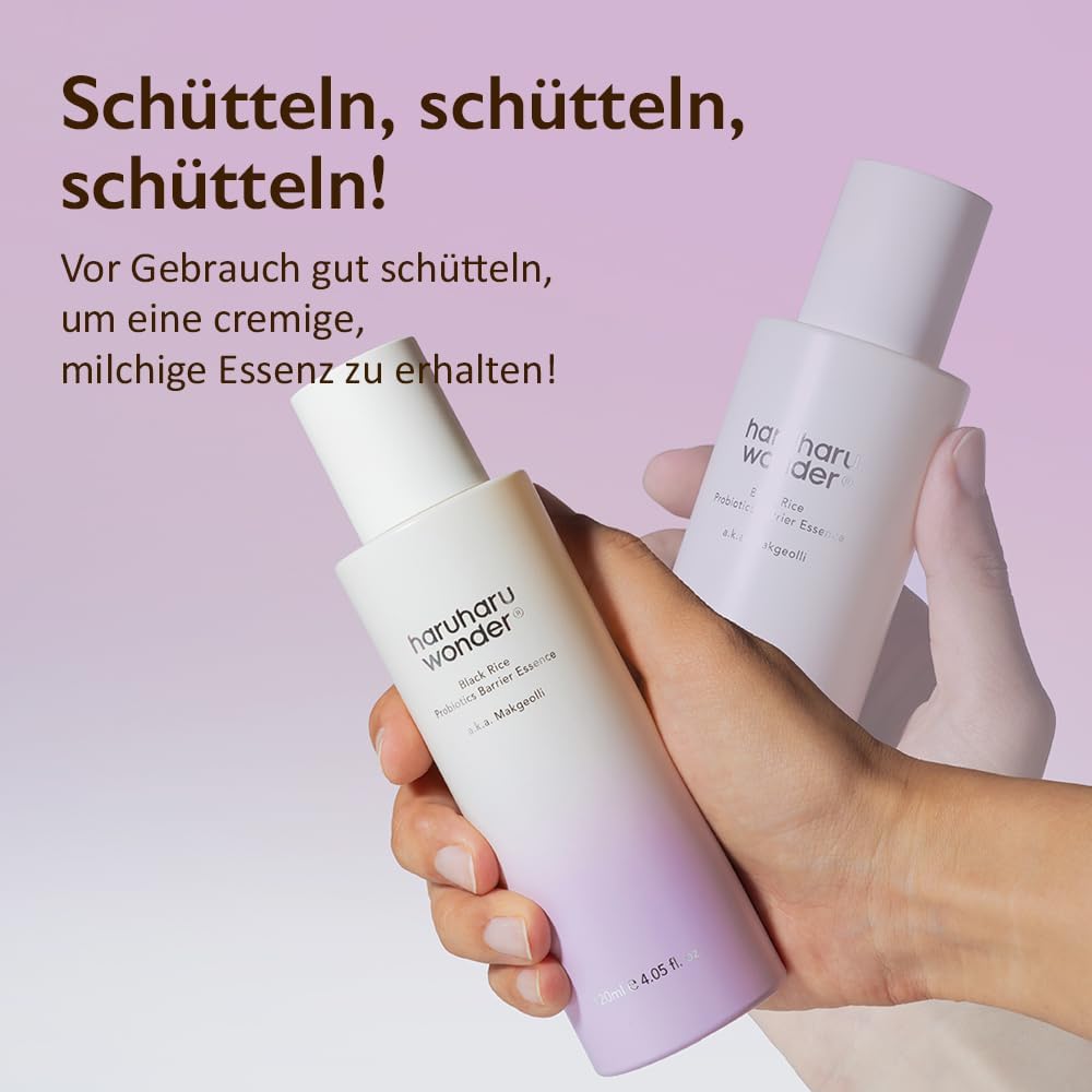 Detalle 2 de Haruharu Wonder Black Rice Probiotics Barrier Essence – Reisegröße