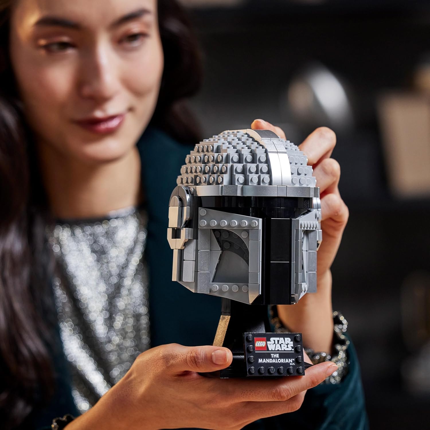 Thumbnail 6 de LEGO Star Wars Casco del Mandaloriano 75328 – Kit Modellismo per Adulti e Esposizione