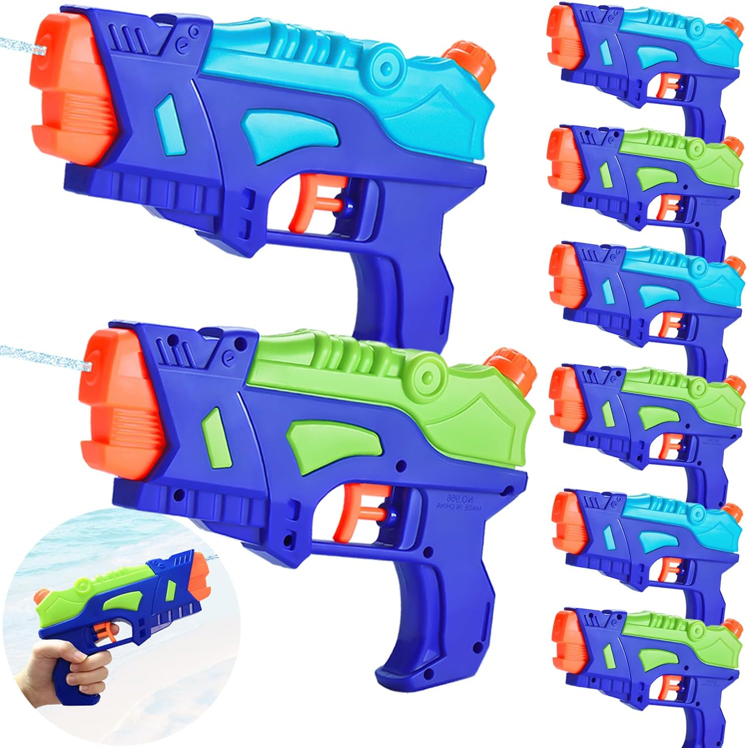 Thumbnail 6 de Two‑Pack Water Guns for Kids: Durable, Safe Outdoor Fun for Summer
