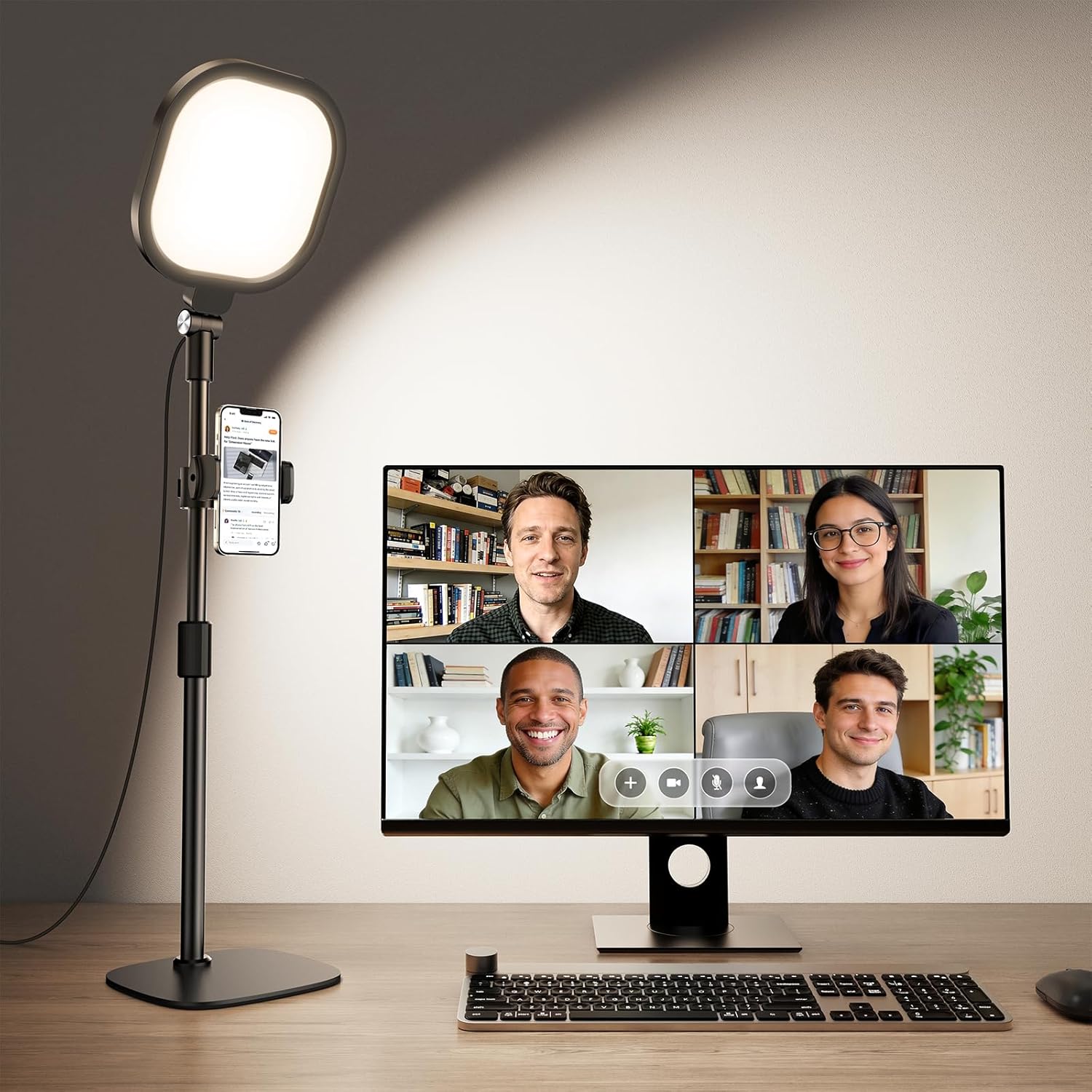 Detalle de Zoom Lighting for Computer 30-Mode Desk Ring Light