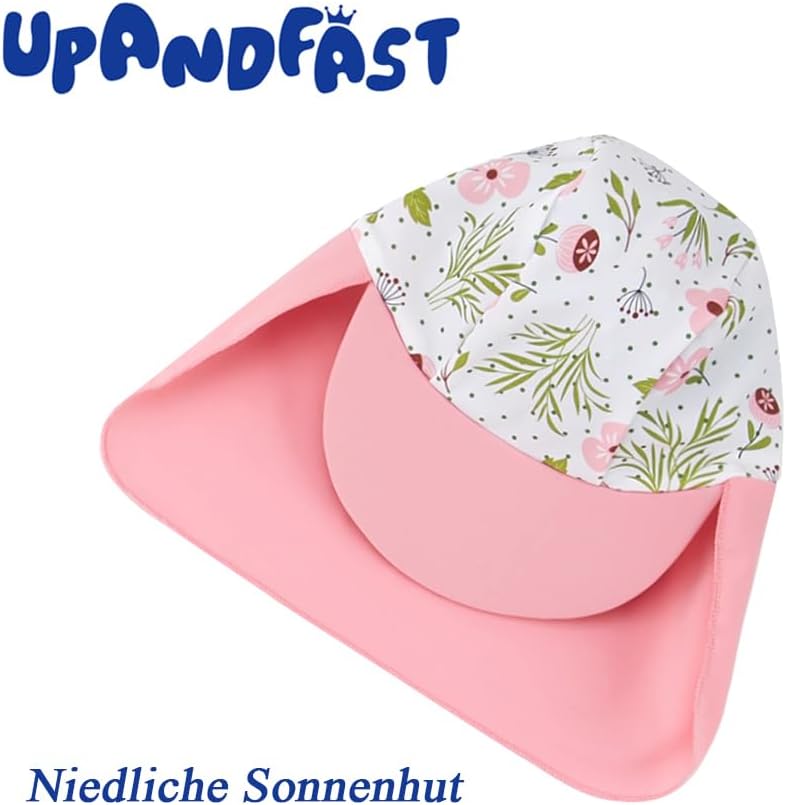 Thumbnail 6 de upandfast Baby Badeanzug mit Knöpfen UV Schutz für Baby Mädchen