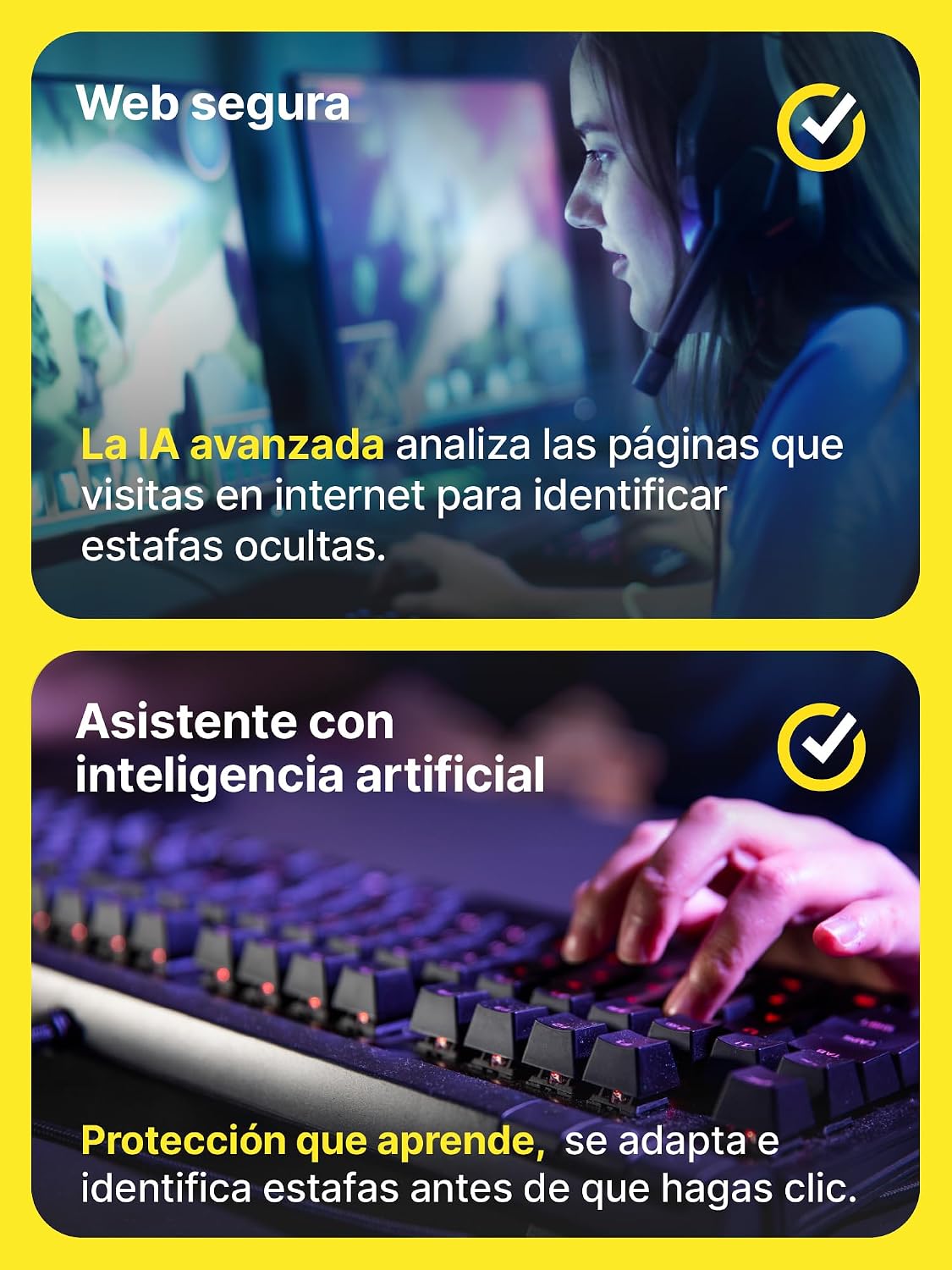 Detalle 2 de Norton 360 for Gamers 2025 | Antivirus 3 Dispositivos 🛡