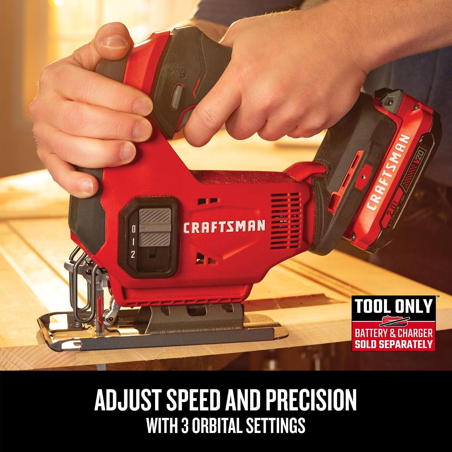 Detalle de CRAFTSMAN cordless jigsaw CMCS600B